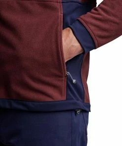 Peter Millar Thermal Block 3L Full-Zip Golf Jackets 11 Peter Millar Thermal Block 3L Full-Zip Golf Jackets -Cheap Accessories Store MF22EZ37 BRDN ALT D