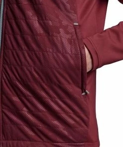 Peter Millar Hyperlight Merge Hybrid Performance Full-Zip Golf Jackets - Bordeaux -Cheap Accessories Store MF22EZ50A BOR ALT D