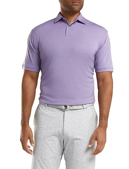 Peter Millar Featherweight Melange Golf Shirts 4 Peter Millar Featherweight Melange Golf Shirts - Image 4