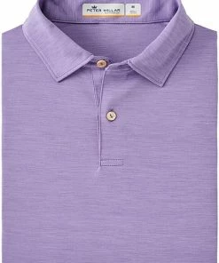 Peter Millar Featherweight Melange Golf Shirts 8 Peter Millar Featherweight Melange Golf Shirts -Cheap Accessories Store MS20EK90S PLMST 2