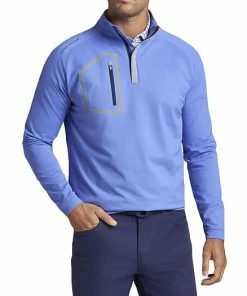 Peter Millar Forge Performance Quarter-Zip Golf Pullovers 11 Peter Millar Forge Performance Quarter-Zip Golf Pullovers -Cheap Accessories Store MS22EK42 BATIK ALT A CF