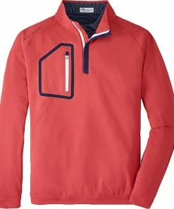 Peter Millar Forge Performance Quarter-Zip Golf Pullovers 9 Peter Millar Forge Performance Quarter-Zip Golf Pullovers -Cheap Accessories Store MS22EK42 CRED