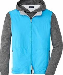 Peter Millar Crown Crafted Thermal Block Reversible Golf Vests -Cheap Accessories Store MS22EZ504 INFTY