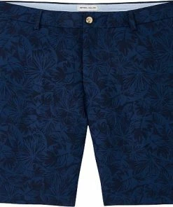 Peter Millar Salem Frondescence Performance Golf Shorts -Cheap Accessories Store MS23EB86 NAV