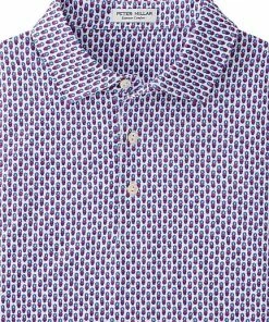 Peter Millar Piña Skullada Performance Jersey Golf Shirts -Cheap Accessories Store MS23EK23S WHVP
