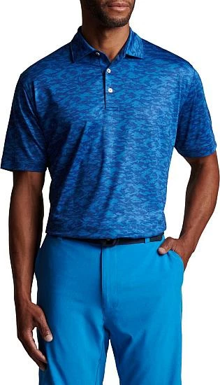 Peter Millar Fish Camo Performance Jersey Golf Shirts 2 Peter Millar Fish Camo Performance Jersey Golf Shirts - Image 2