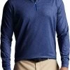 Peter Millar Perth Piña Skullada Performance Quarter-Zip Golf Pullovers