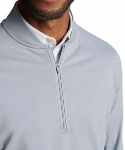 Peter Millar Ross Performance Blade Quarter-Zip Golf Pullovers 8 Peter Millar Ross Performance Blade Quarter-Zip Golf Pullovers -Cheap Accessories Store MS23EK44 LNDN ALT Z