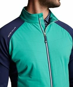 Peter Millar Merge Elite Hybrid Full-Zip Golf Jackets 7 Peter Millar Merge Elite Hybrid Full-Zip Golf Jackets -Cheap Accessories Store MS23EZ45 BLDN ALT C