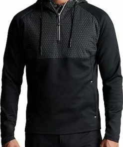Peter Millar Weld Reflect Hybrid Half-Zip Casual Hoodies