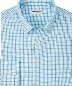 Peter Millar Daventry Performance Twill Sport Woven Button-Downs -Cheap Accessories Store MS23W45LTBP RADBL