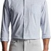 Peter Millar Lee Performance Poplin Sport Woven Button-Downs
