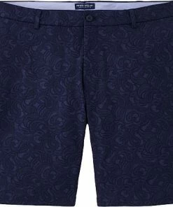 Peter Millar Crown Crafted Surge Paisley Performance Golf Shorts - Tour Fit