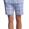 Peter Millar Crown Crafted Matlock Seersucker Plaid Performance Golf Shorts - Tour Fit