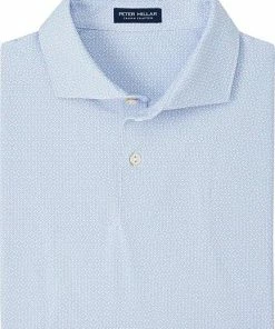 Peter Millar Crown Crafted North Star Performance Jersey Golf Shirts - Tour Fit 11 Peter Millar Crown Crafted North Star Performance Jersey Golf Shirts - Tour Fit -Cheap Accessories Store MS23XK05E WHT folded