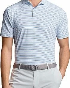 Peter Millar Crown Crafted Casely Performance Jersey Golf Shirts - Tour Fit -Cheap Accessories Store MS23XK13E BFRST ALT A CF