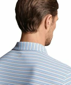 Peter Millar Crown Crafted Casely Performance Jersey Golf Shirts - Tour Fit -Cheap Accessories Store MS23XK13E BFRST ALT B