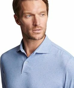 Peter Millar Crown Crafted Amos Performance Jersey Golf Shirts - Tour Fit 8 Peter Millar Crown Crafted Amos Performance Jersey Golf Shirts - Tour Fit -Cheap Accessories Store MS23XK17E CHABL ALT Z