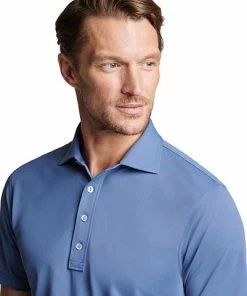 Peter Millar Crown Crafted Soul Performance Mesh Golf Shirts - Tour Fit -Cheap Accessories Store MS23XK50KH BLPRL ALT Z