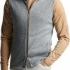 Peter Millar Crown Crafted Match Full-Zip Golf Vests - Tour Fit