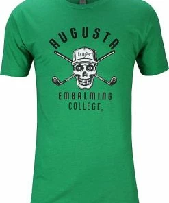 LazyPar Augusta Embalming College Casual T-Shirts - ON SALE