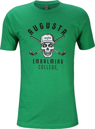 LazyPar Augusta Embalming College Casual T-Shirts - ON SALE 1 LazyPar Augusta Embalming College Casual T-Shirts - ON SALE