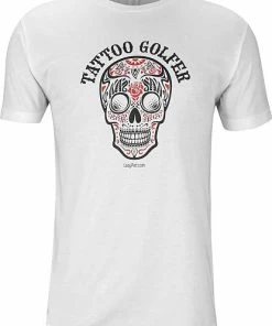 LazyPar Tattoo Golfer Casual T-Shirts - ON SALE