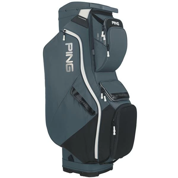 Ping Traverse 214 Cart Bag Slate Black White 1 Ping Traverse 214 Cart Bag Slate Black White