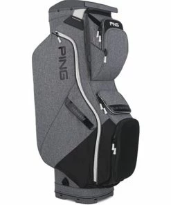 Ping Traverse 214 Cart Bag Heather Grey Black White