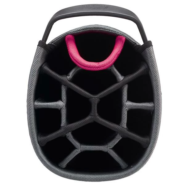 PowaKaddy Dri-Tech Cart Bag Gunmetal Hot Pink 22 2 PowaKaddy Dri-Tech Cart Bag Gunmetal Hot Pink 22 - Image 2