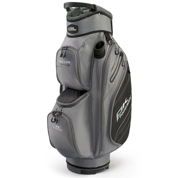 Powakaddy DLX-Lite Cart Bag Gunmetal Black 1 Powakaddy DLX-Lite Cart Bag Gunmetal Black
