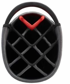 Powakaddy DLX-Lite Cart Bag Gunmetal Red -Cheap Accessories Store PW22A0304003 1 L