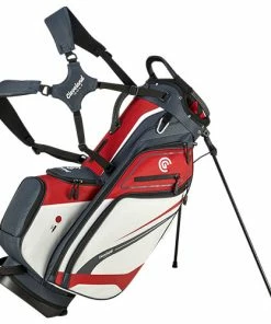 Cleveland Saturday Stand Bag - Red/White/Charcoal