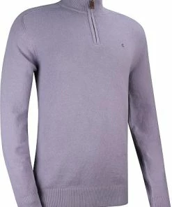 Criquet Quarter-Zip Golf Sweaters -Cheap Accessories Store SW30 DK front