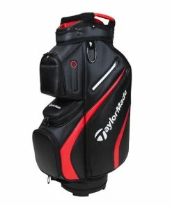 TaylorMade Deluxe Cart Bag Black Red