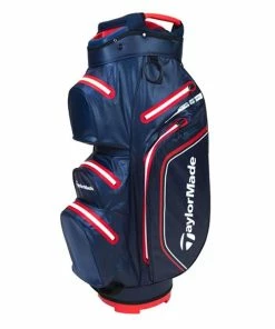 TaylorMade StormDry W/P Cart Bag Navy Red