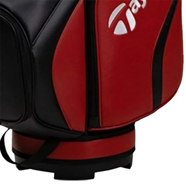 TaylorMade Deluxe Cart Bag Red - Black 3 TaylorMade Deluxe Cart Bag Red - Black - Image 3