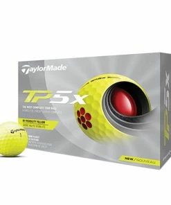 TaylorMade TP5X 2021 Golf Ball - Yellow