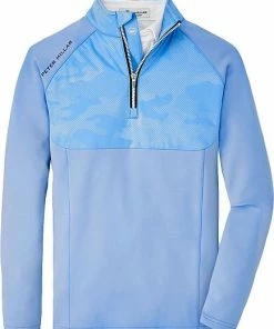 Peter Millar Hyperlight Weld Quarter-Zip Junior Golf Pullovers