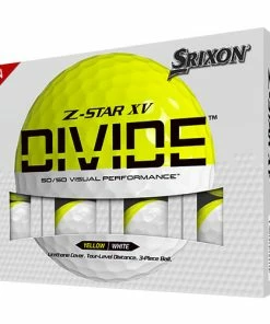 Srixon Z Star XV 8 Divide Golf Ball - White/Yellow