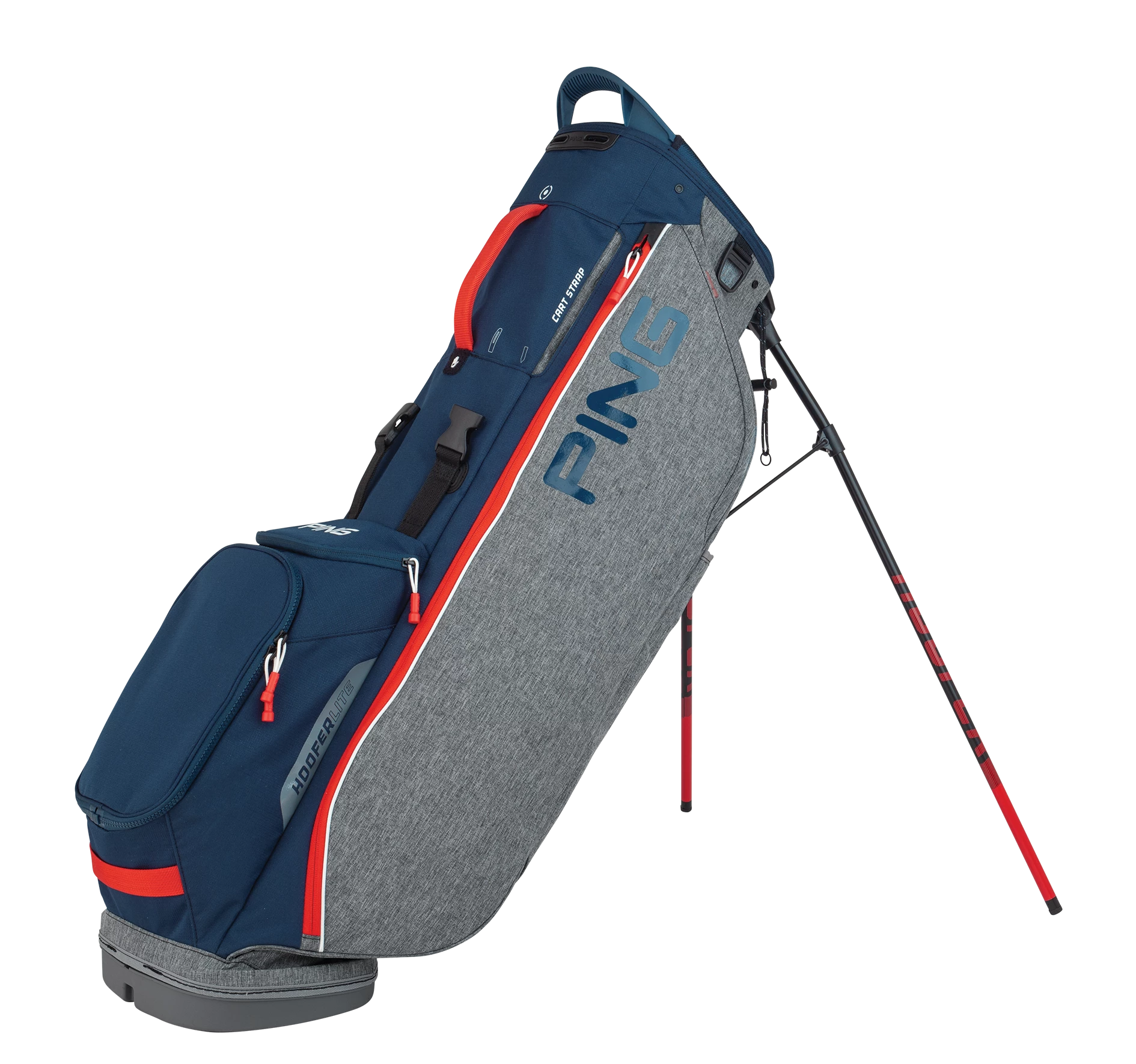 Ping Hooferlite 201 Carry Bag Heather Grey/Navy/Scarlet 1 Ping Hooferlite 201 Carry Bag Heather Grey/Navy/Scarlet