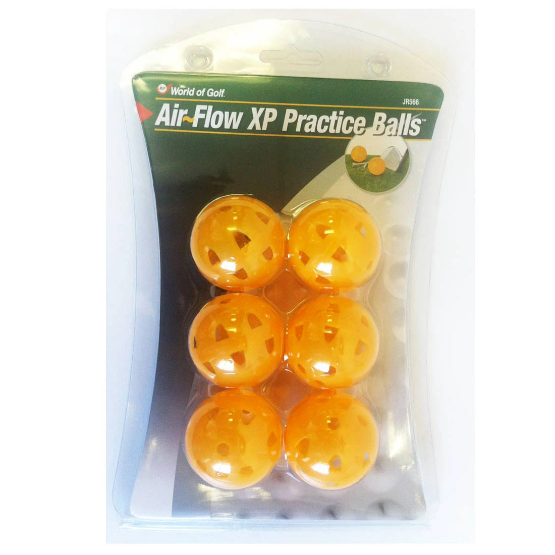 World Of Golf Air Flow XP Practice Balls Yellow (JR566) 1 World Of Golf Air Flow XP Practice Balls Yellow (JR566)