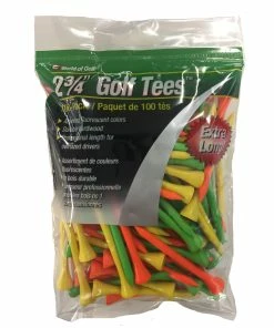 WOG Neon Wooden Tees - 100 Pack (JR785)